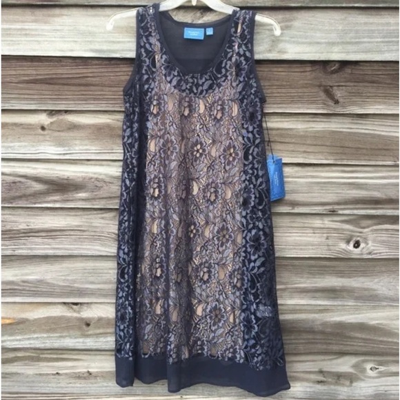 Simply Vera wang Floral lace dress sz small - Picture 1 of 7